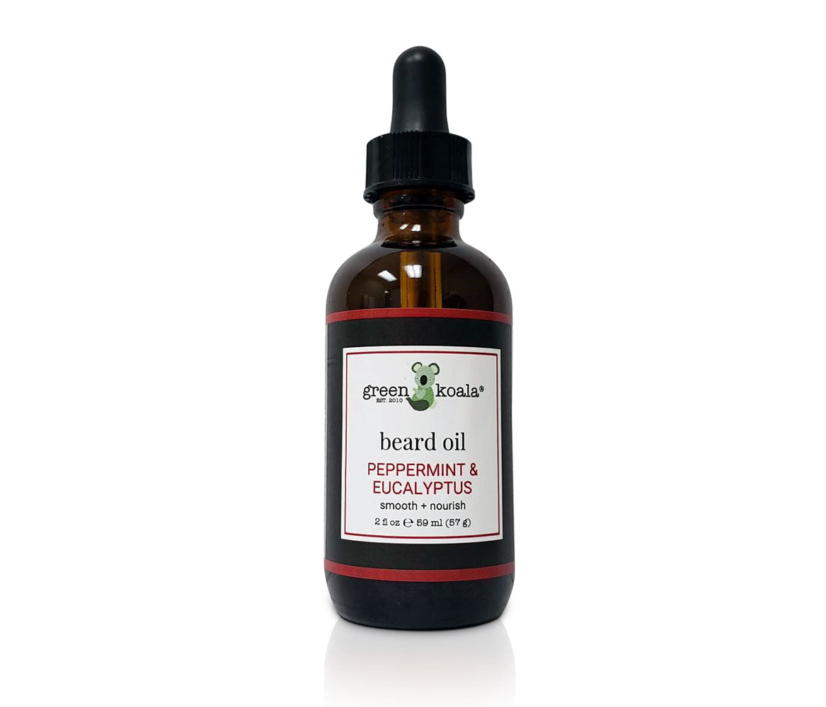 organic peppermint &amp; eucalyptus beard oil