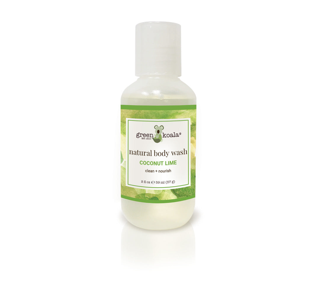 2 oz natural coconut lime spice body wash