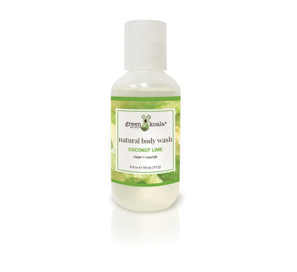 2 oz natural coconut lime spice body wash