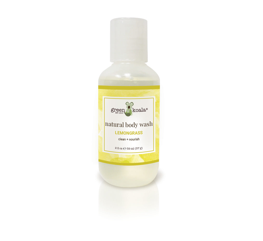 2 oz natural lemongrass body wash