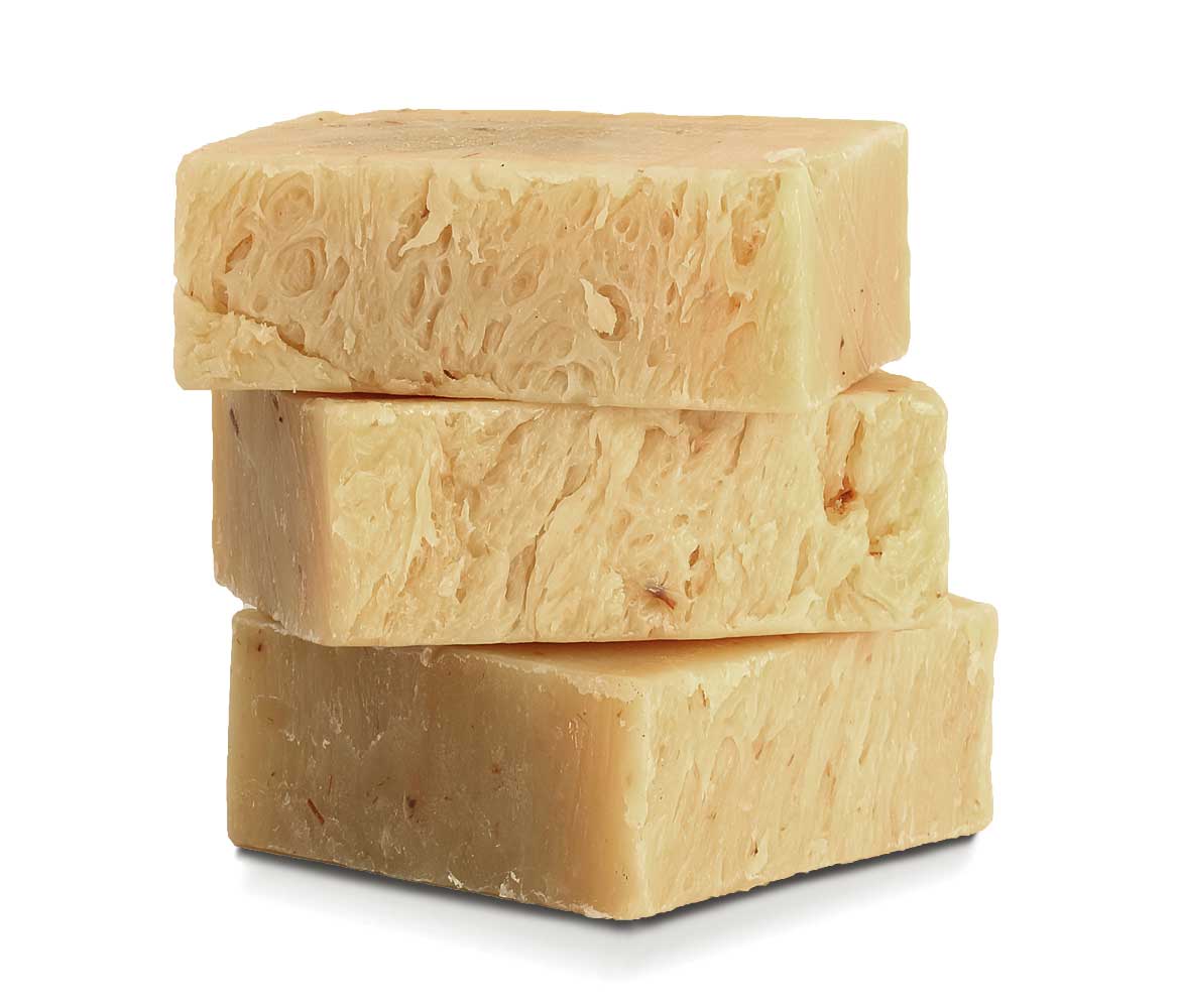 A 3 Pack of Green Koala Organic Lemongrass Scented Bar Soap. Each bar is 5oz.  